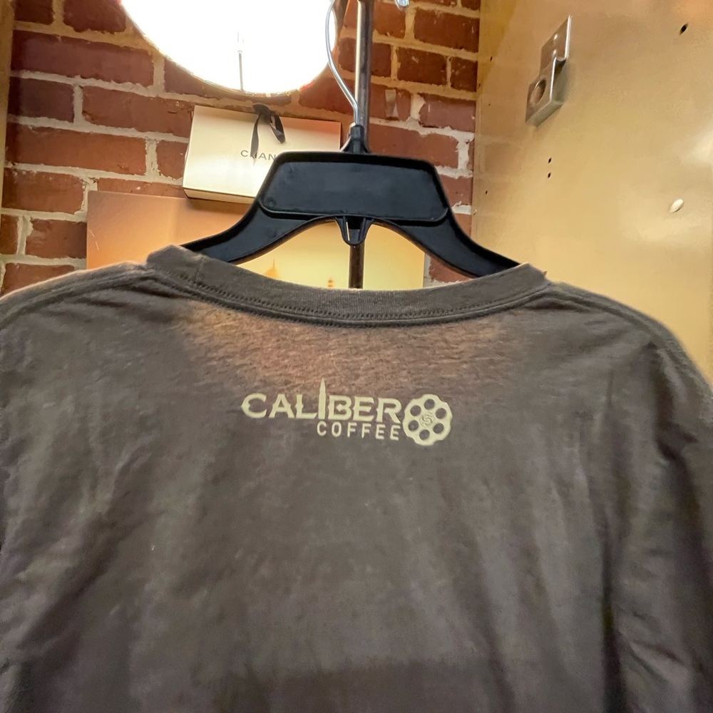 CALIBER COFFEE RIFLE T-SHIRT, BROW - Picture 5 of 6